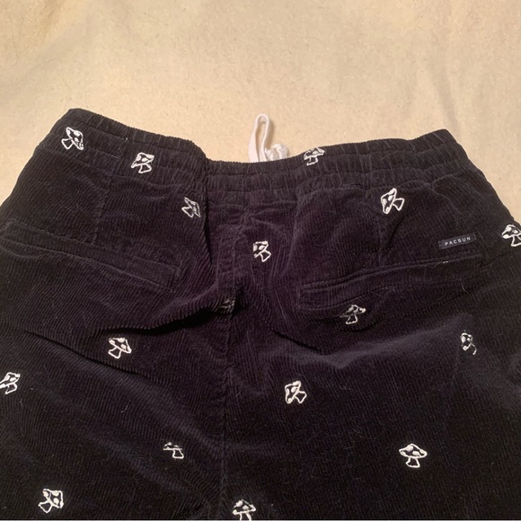 PacSun embroidered mushroom corduroys, small slim - Picture 2 of 5